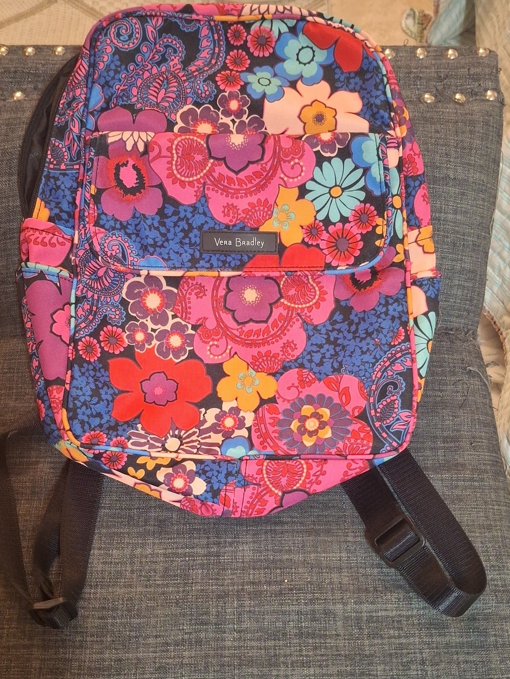 Vera Bradley Bright Floral Multi-Color Backpack